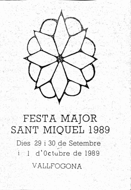 Festa Major Sant Miquel 1989