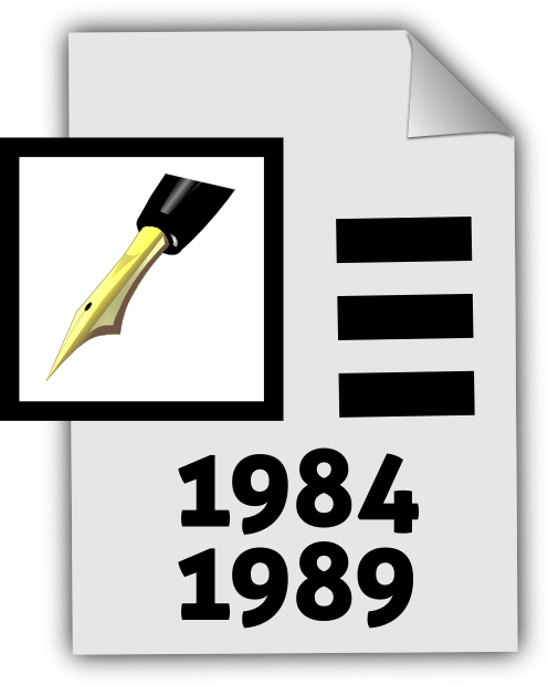 Llibre d'actes de 1984 a 1989
