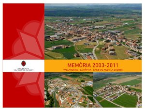 Memòria 2003-2011